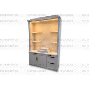 Modern Indian Altar 4ft (Door & No Door)