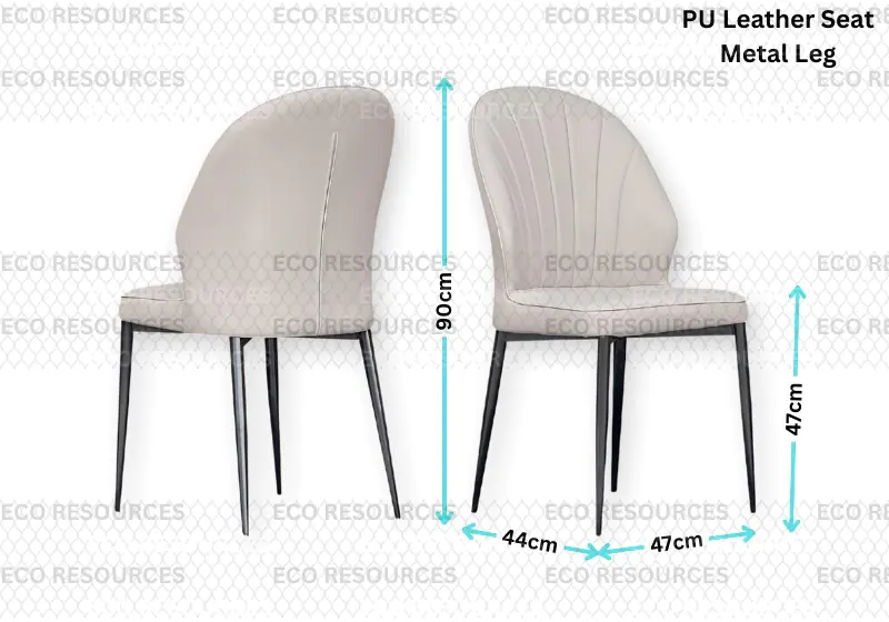 Pet-Friendly PU Leather Dining Chair (214)