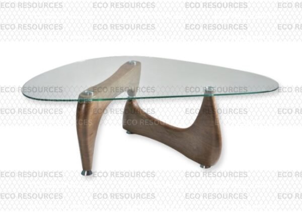 Contemporary Wooden Leg Coffee Table