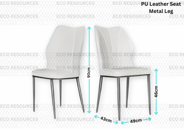 Pet-Friendly PU Leather Dining Chair (212)