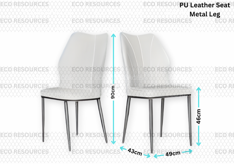 Pet-Friendly PU Leather Dining Chair (212)
